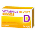 VITAMIN D3 HEVERT 1000 I.E. Tabletten