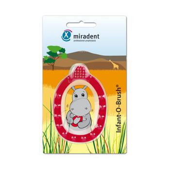 MIRADENT Kinder-Lernzahnbürste Infant-O-Brush rot