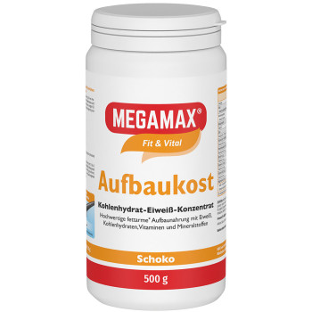 MEGAMAX Aufbaukost Schoko Pulver