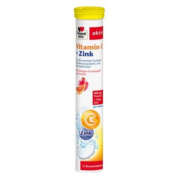 DOPPELHERZ Vitamin C+Zink Brausetabletten