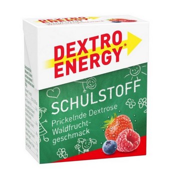 DEXTRO ENERGY Schulstoff Waldfrucht Täfelchen