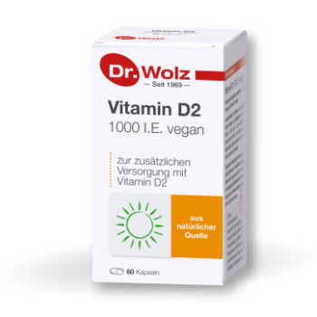 VITAMIN D2 1000 I.E. vegan Kapseln