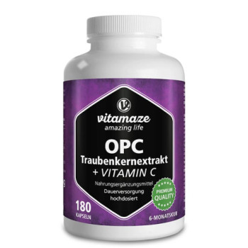 OPC TRAUBENKERNEXTRAKT+Vitamin C Vitamaze Kapseln