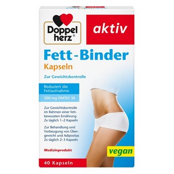 DOPPELHERZ Fett-Binder Kapseln