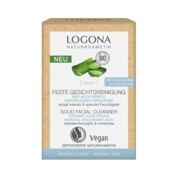 LOGONA CLASSIC feste Gesichtsrein.Bio-Aloe V.&Hyal