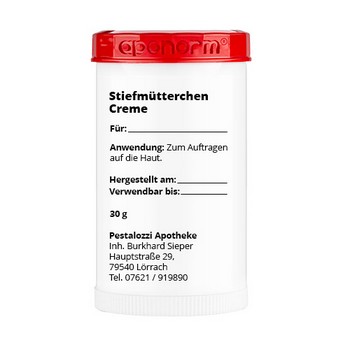 Stiefmütterchen Creme