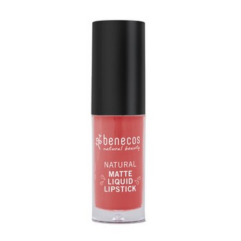 Benecos Matte Liquid Lipsticks coral kiss